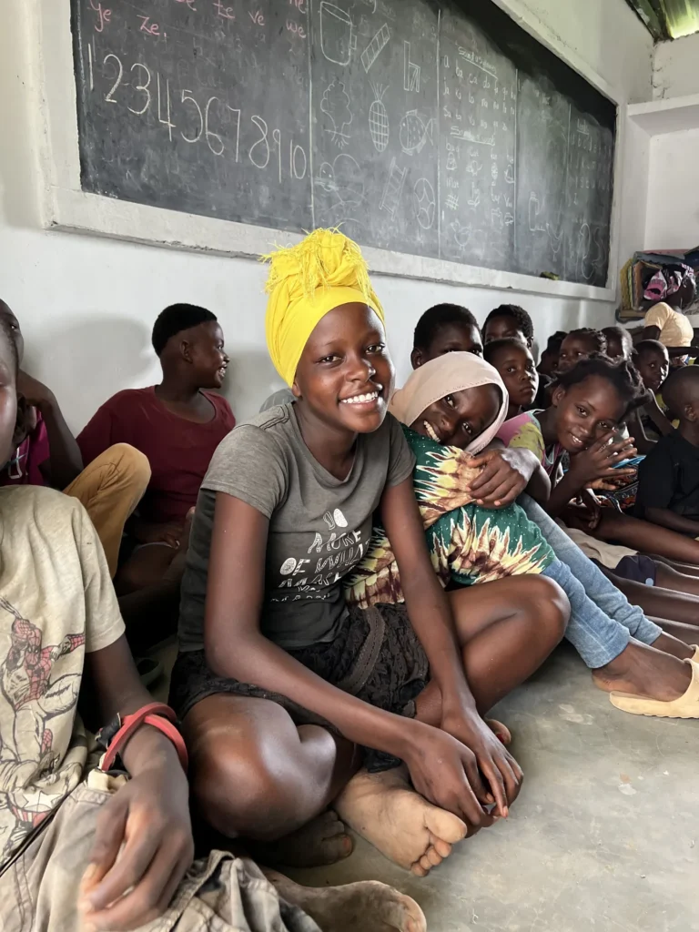 Children build friendships at a Christian camp in Kenya