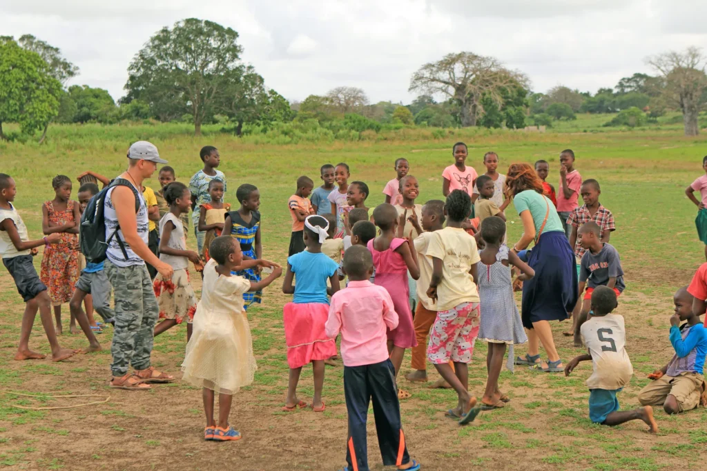 Active games during a Christian children’s program