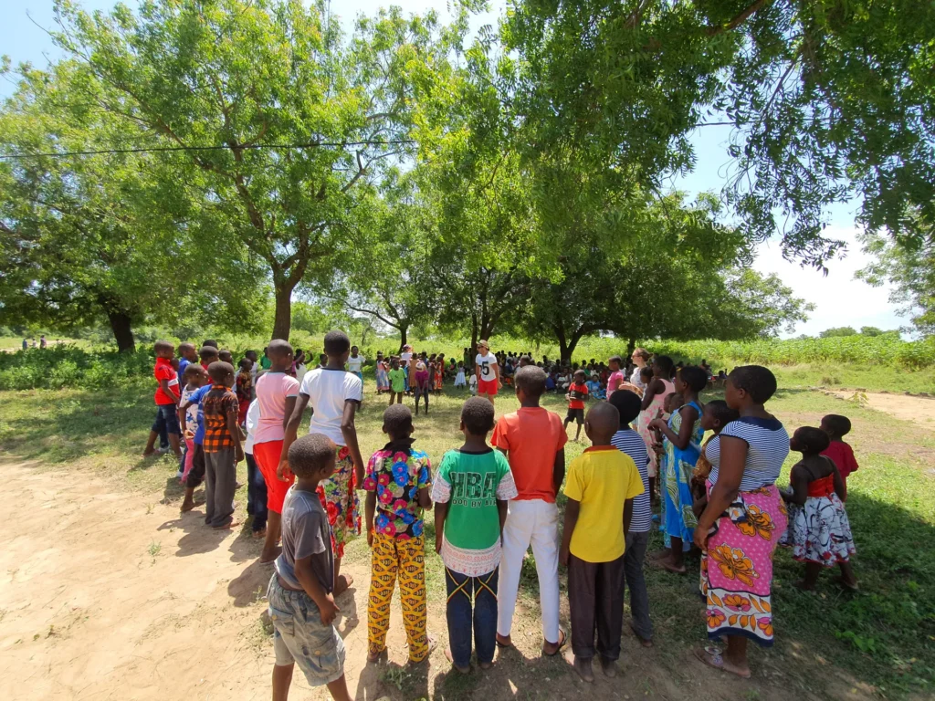 An organized outdoor program for children