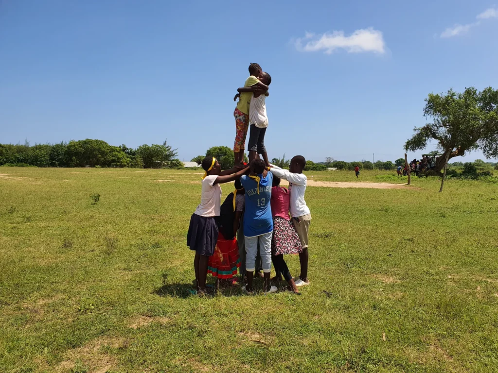 Team games and activity supplies at children’s camp