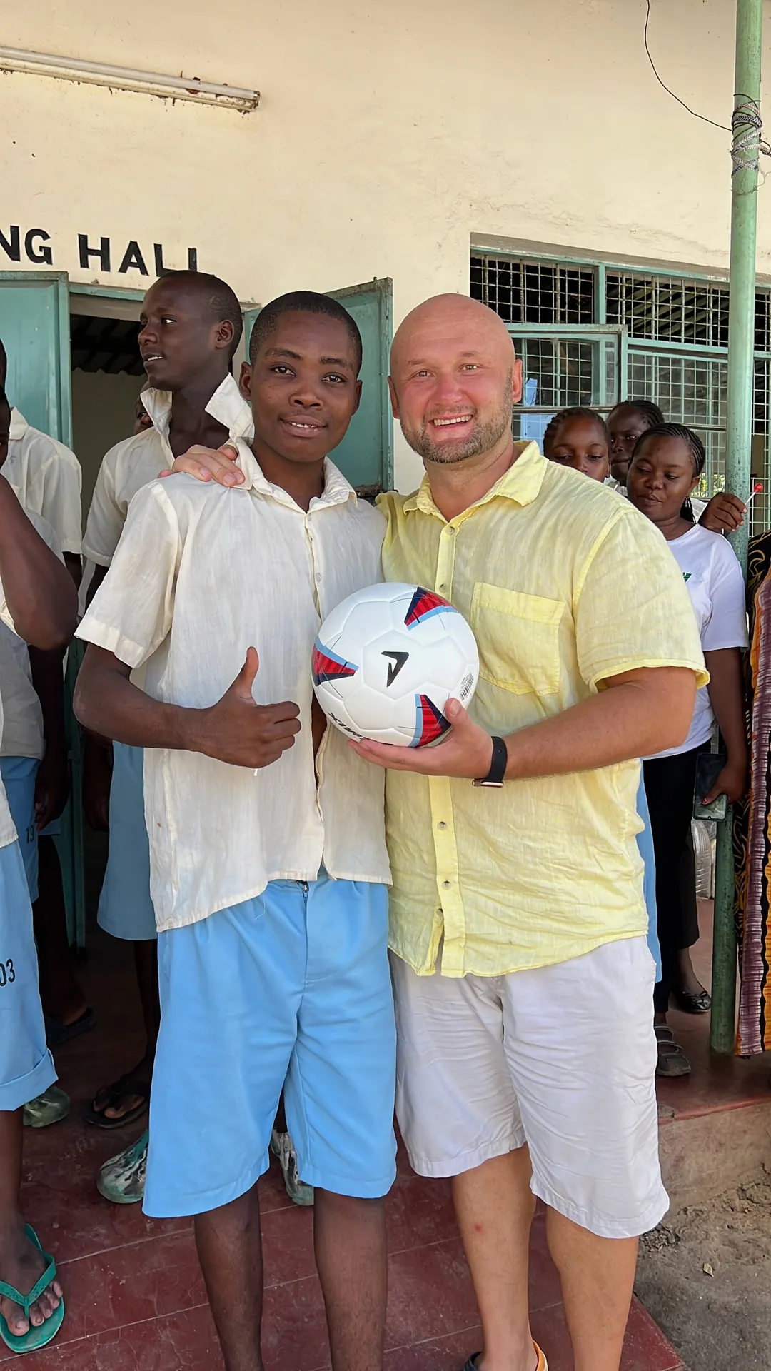 Sports gift for a participant in the teenage program