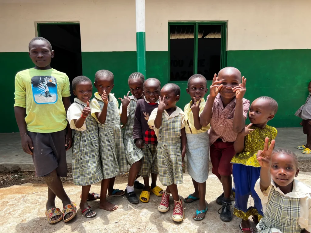 Younger students at Mwangaza Bring Life Academy