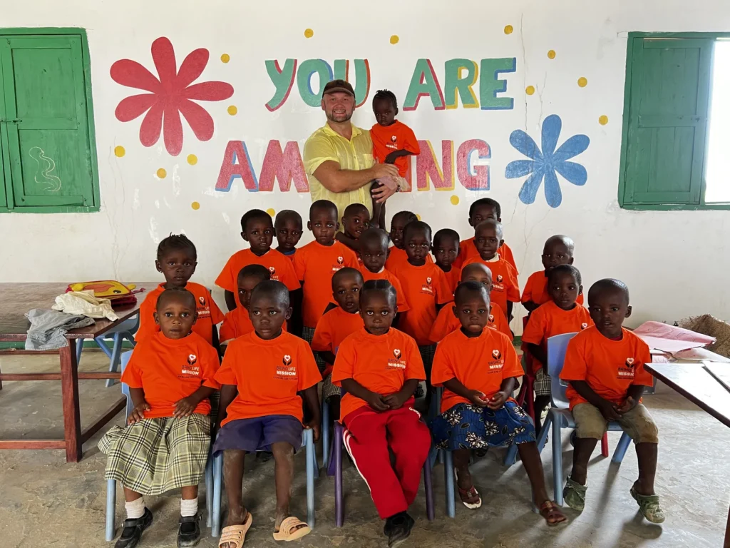 Mwangaza Bring Life Academy students in a classroom