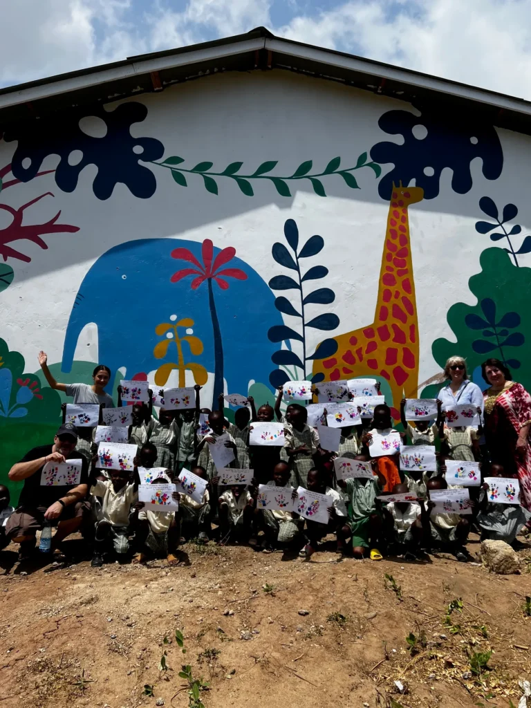 A display of students’ creative work