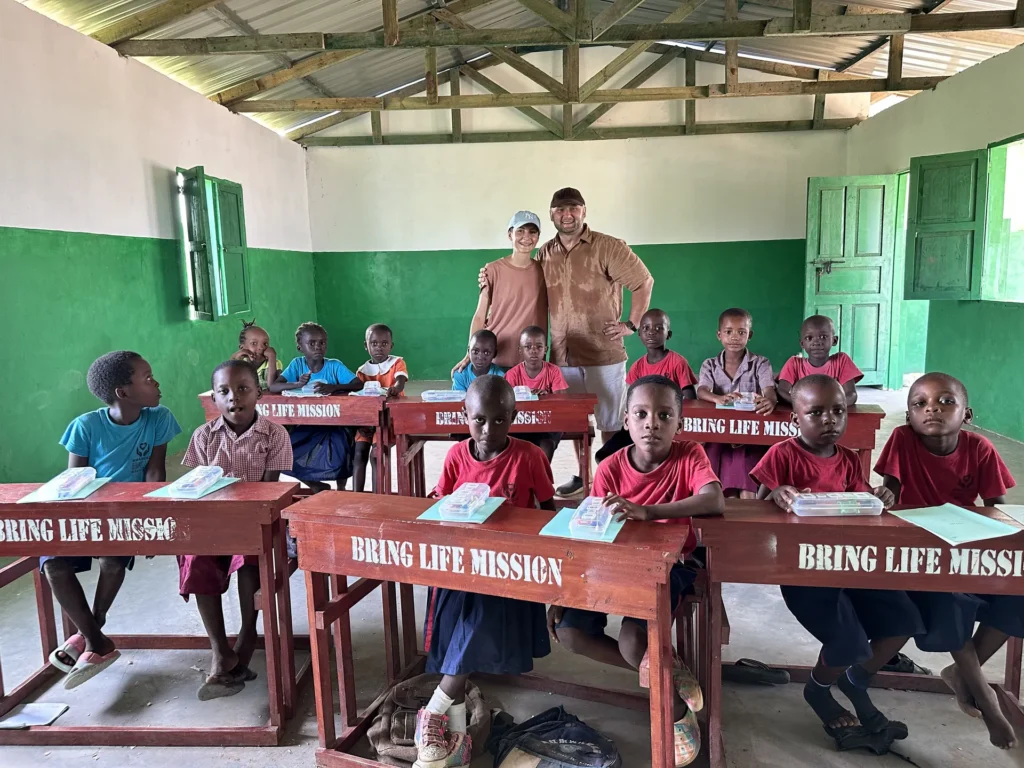 An active Mwangaza Bring Life Academy classroom