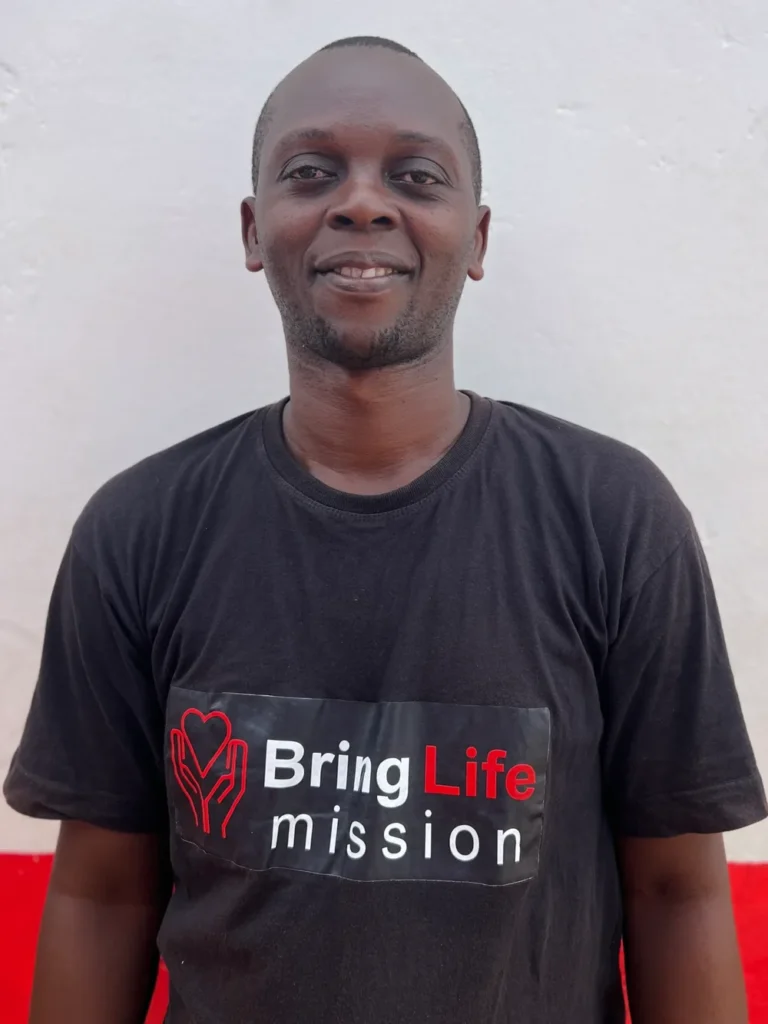 Adam Iha, pastoral and youth ministry of Bring Life Mission in Kenya