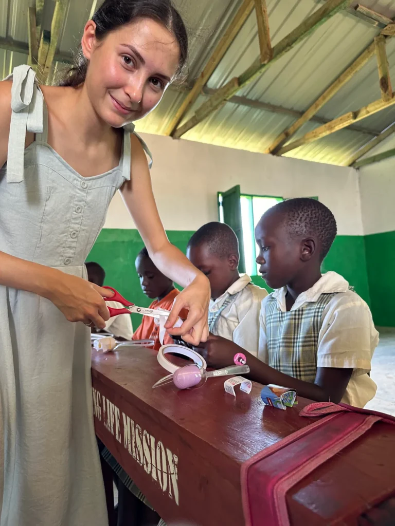 A learning activity at Mwangaza School