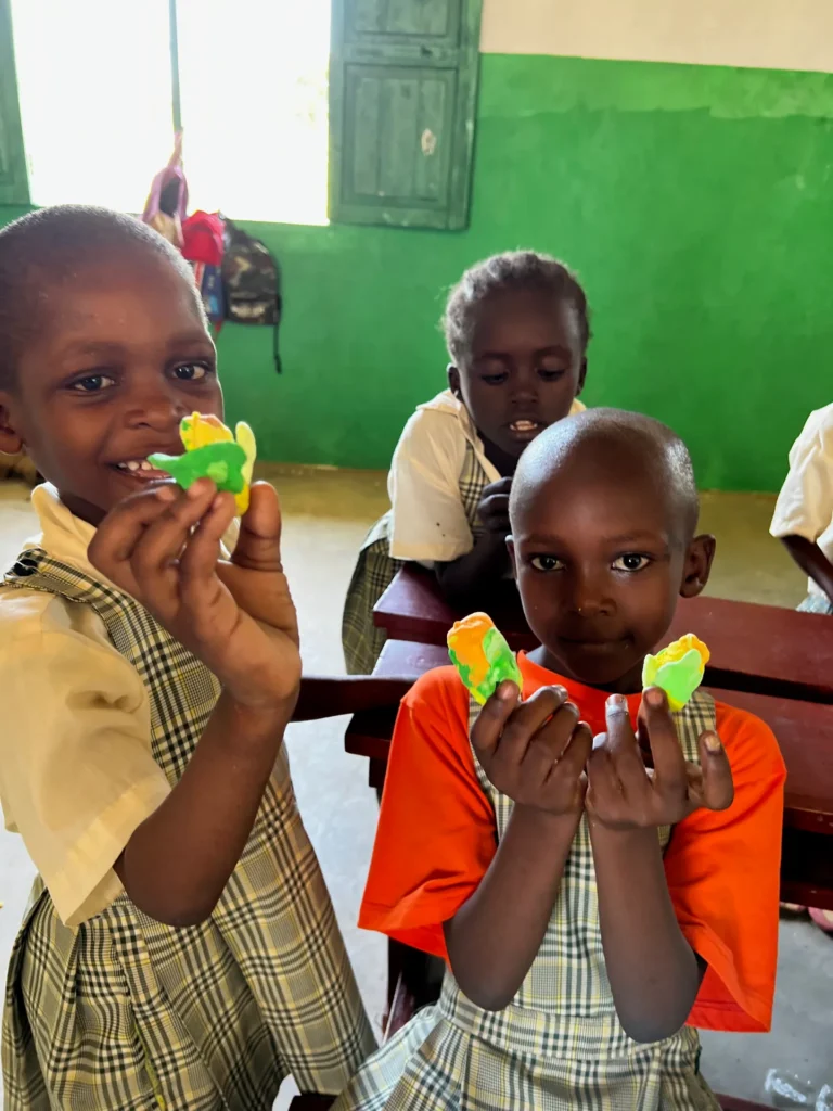 Children learning at the Mwangaza school