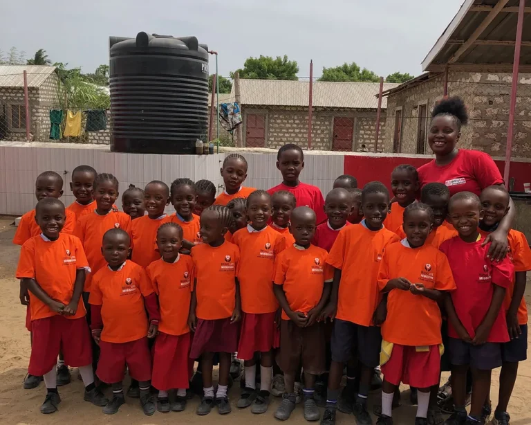 Children studying at a Bring Life Mission school in Kenya