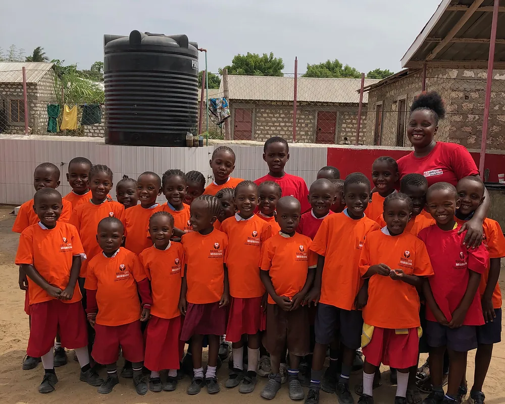 Students learning in a Bring Life Mission classroom in Kenya