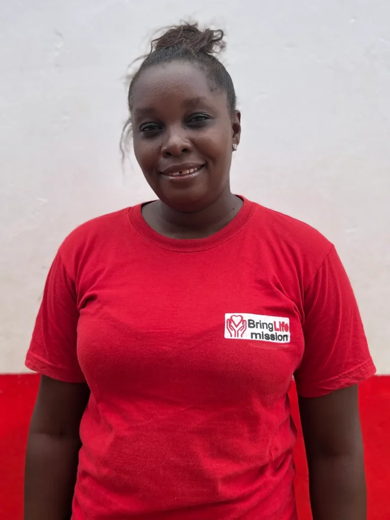 Caroline Njue, Project Coordinator for Bring Life Mission in Kenya