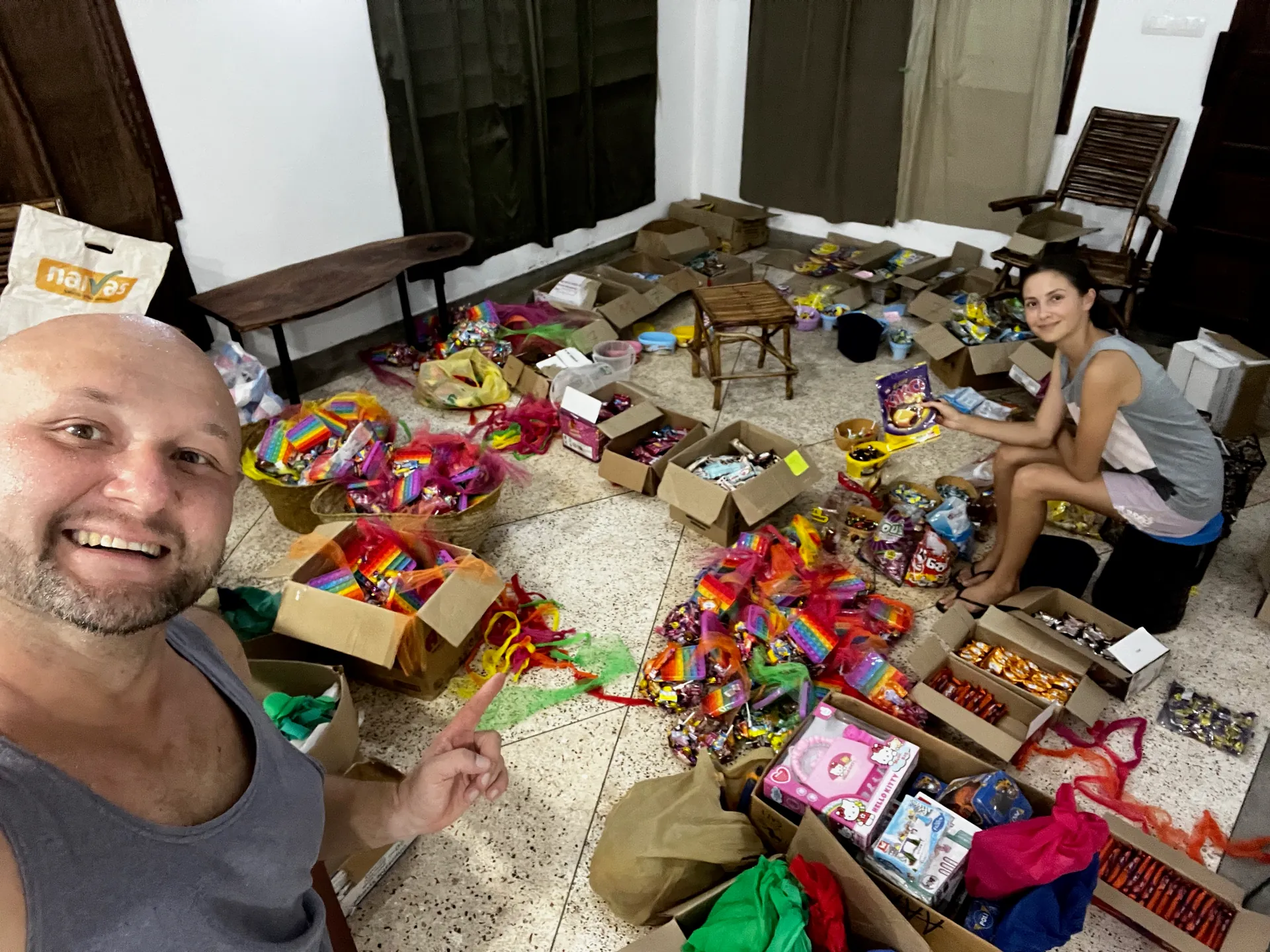 A Christmas service for families
