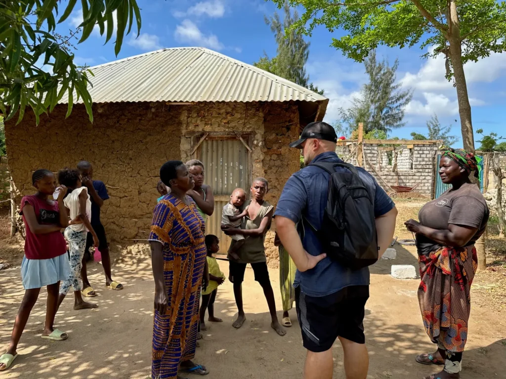 The Bring Life Mission team revisiting a large Kenyan family