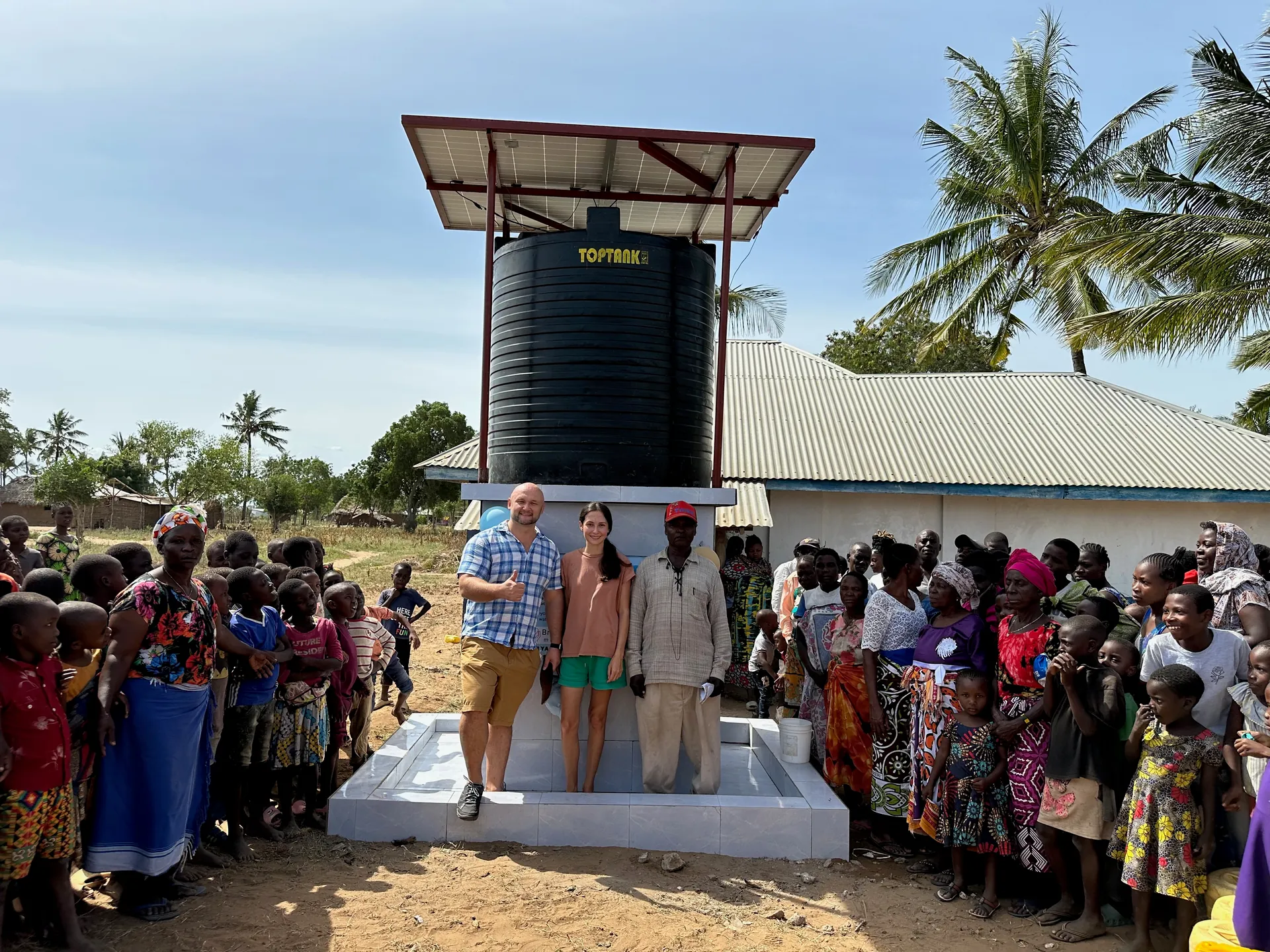 Photo and video report for a completed Bring Life Mission water well