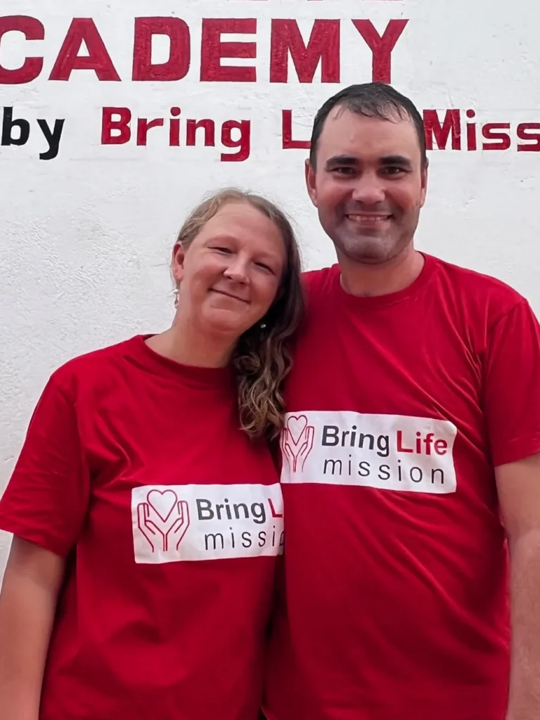 Vasilii and Iuliia Panzhinskii, leaders of the Bring Life Mission team in Kenya