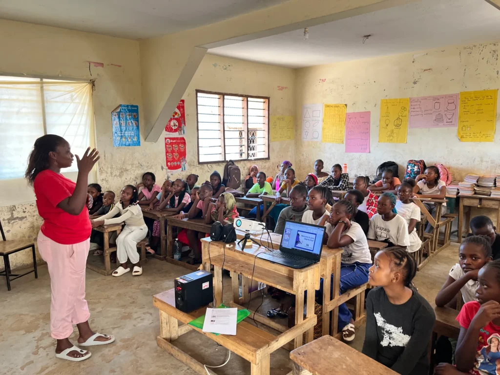 Teenagers at a youth training in Malindi