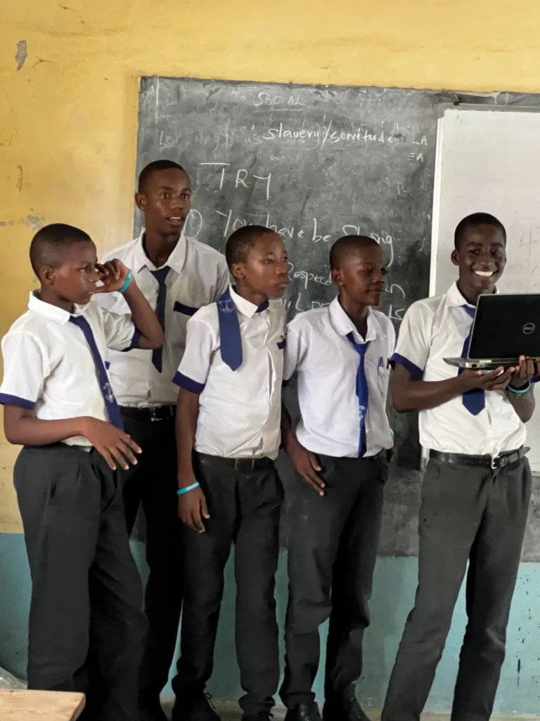 Boys at a youth training in Malindi