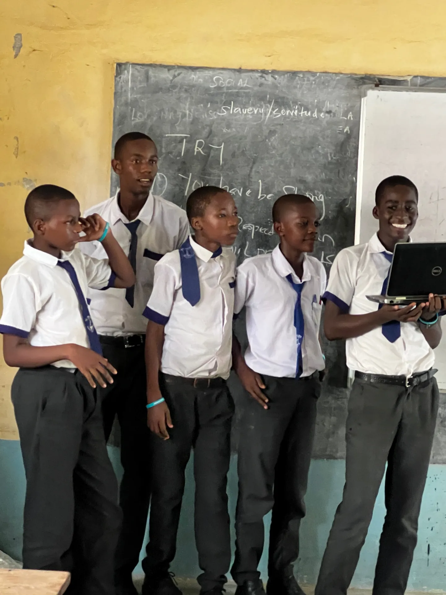 Boys at a youth training in Malindi