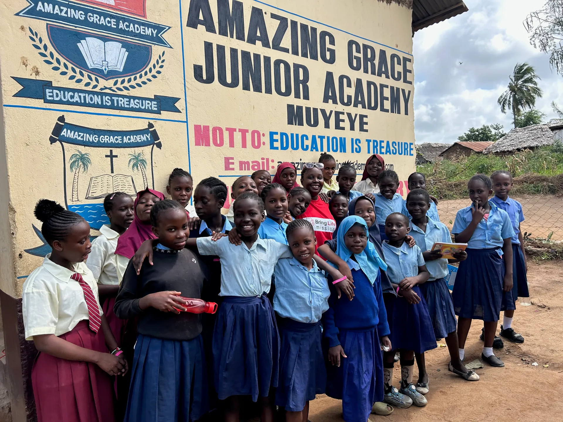 School in Malindi where Bring Life Mission runs youth trainings