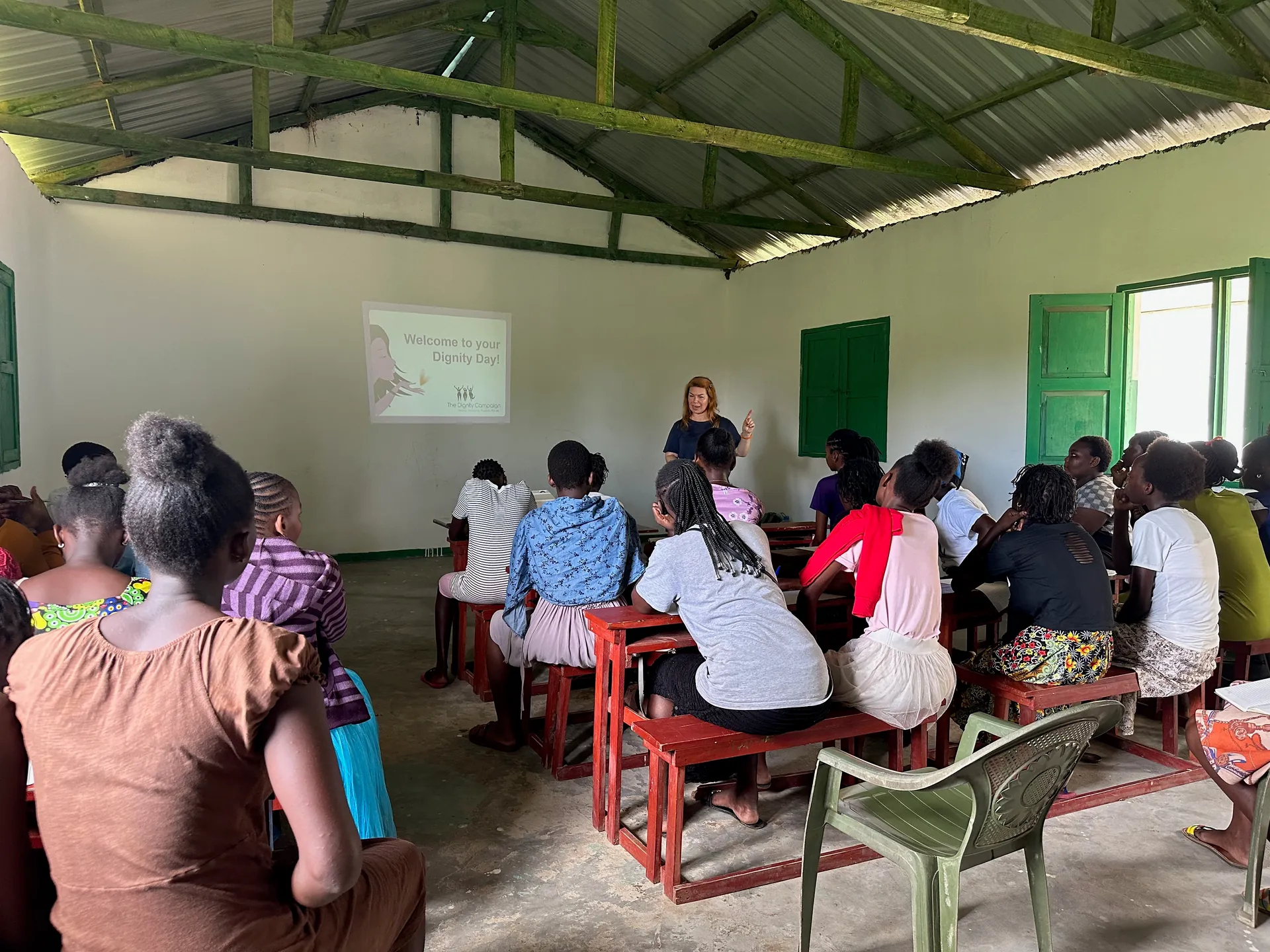 Speaker at a youth purity training in Malindi