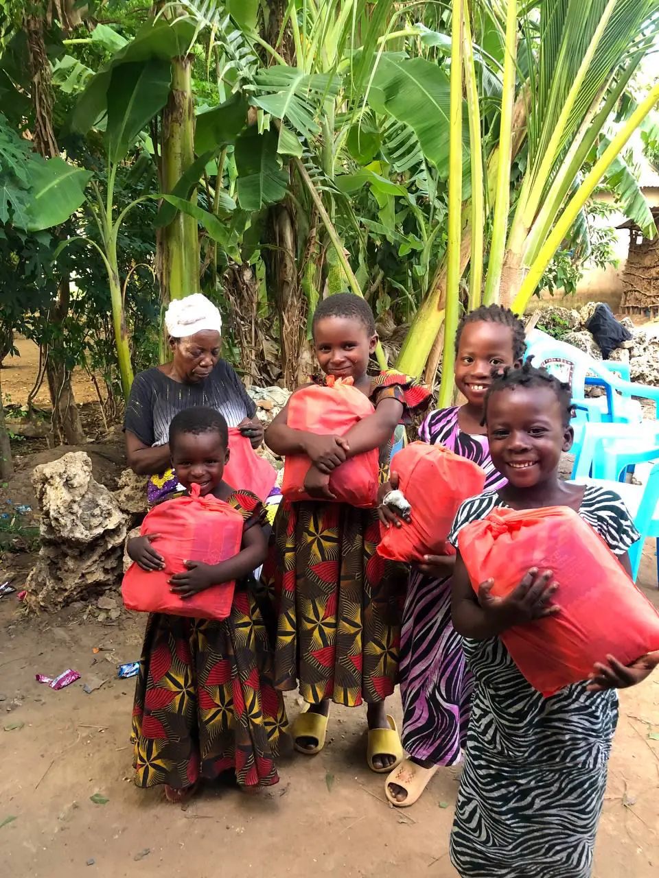 Gratitude to God for preparing Christmas gifts for children
