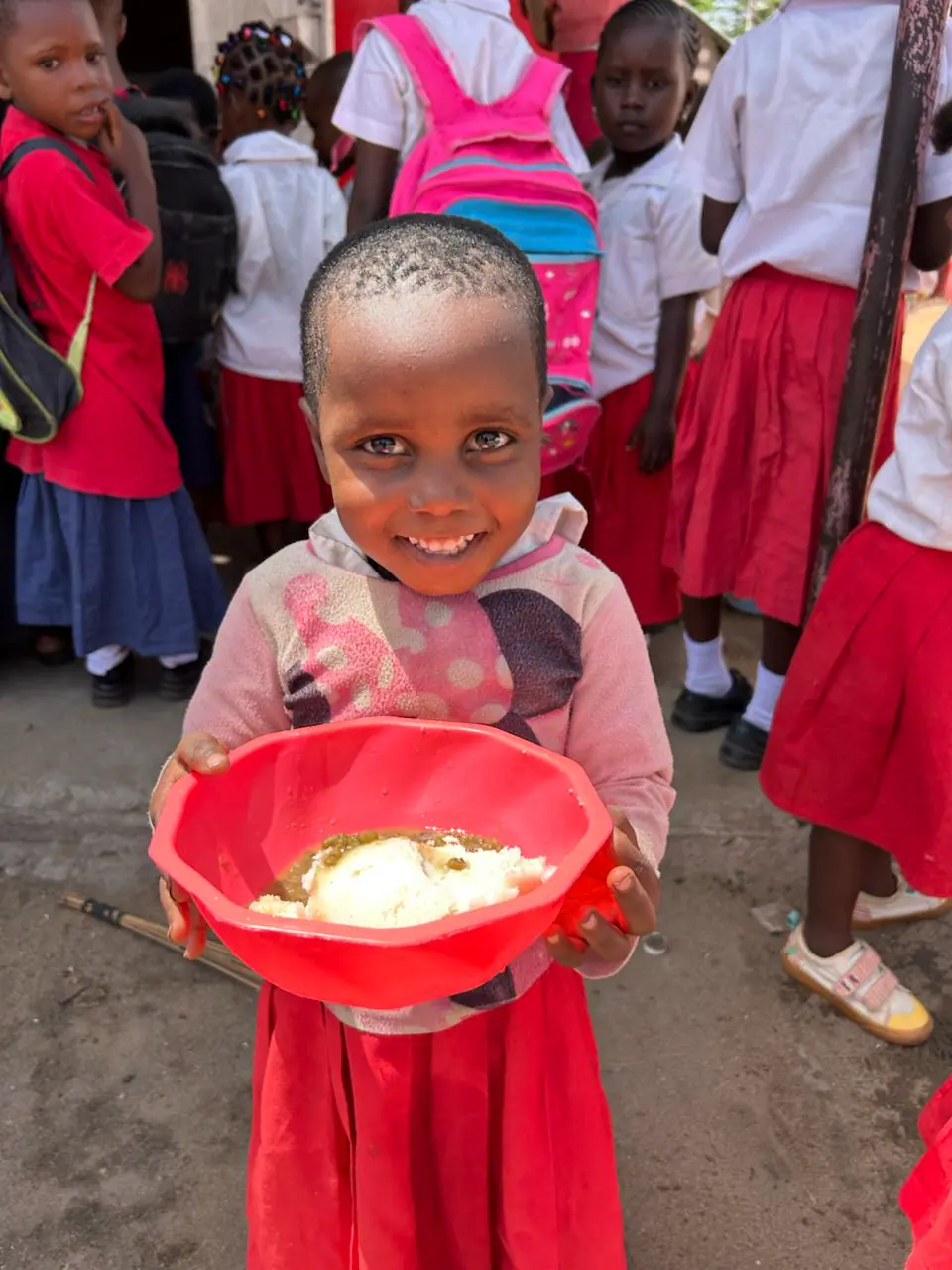 New Year’s lunch for children in Furunzi