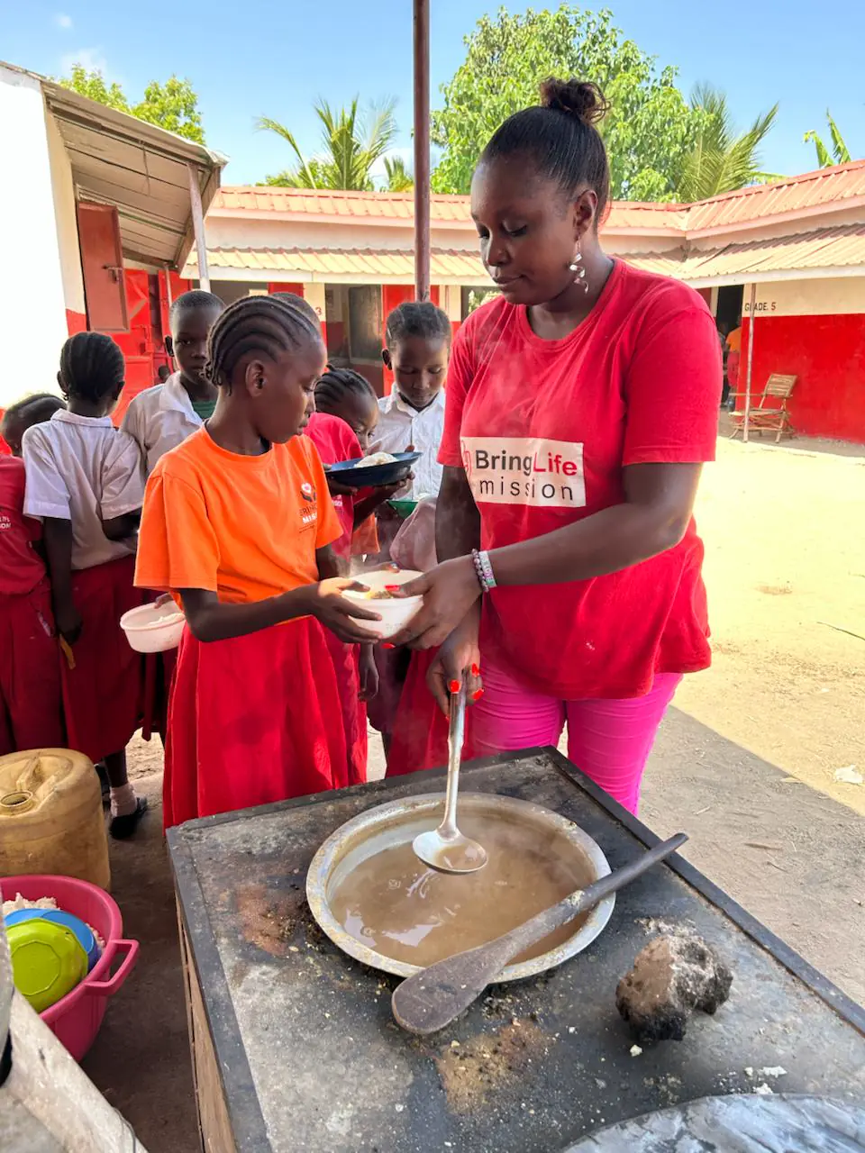 Daily Meal Distributions Continue as Children Return to School; Prep for Bulk Staples
