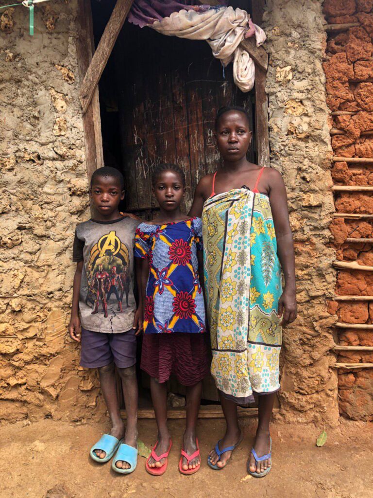 Bring Life Mission team visiting families in Furunzi during Christmas holidays