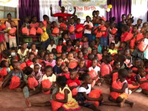 Christmas gifts reach children in the Furunzi slums