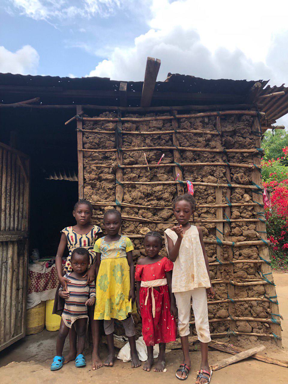 Bring Life Mission team visiting families in Furunzi during Christmas holidays
