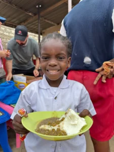 Photo update from the daily free feeding program in the Furunzi slums