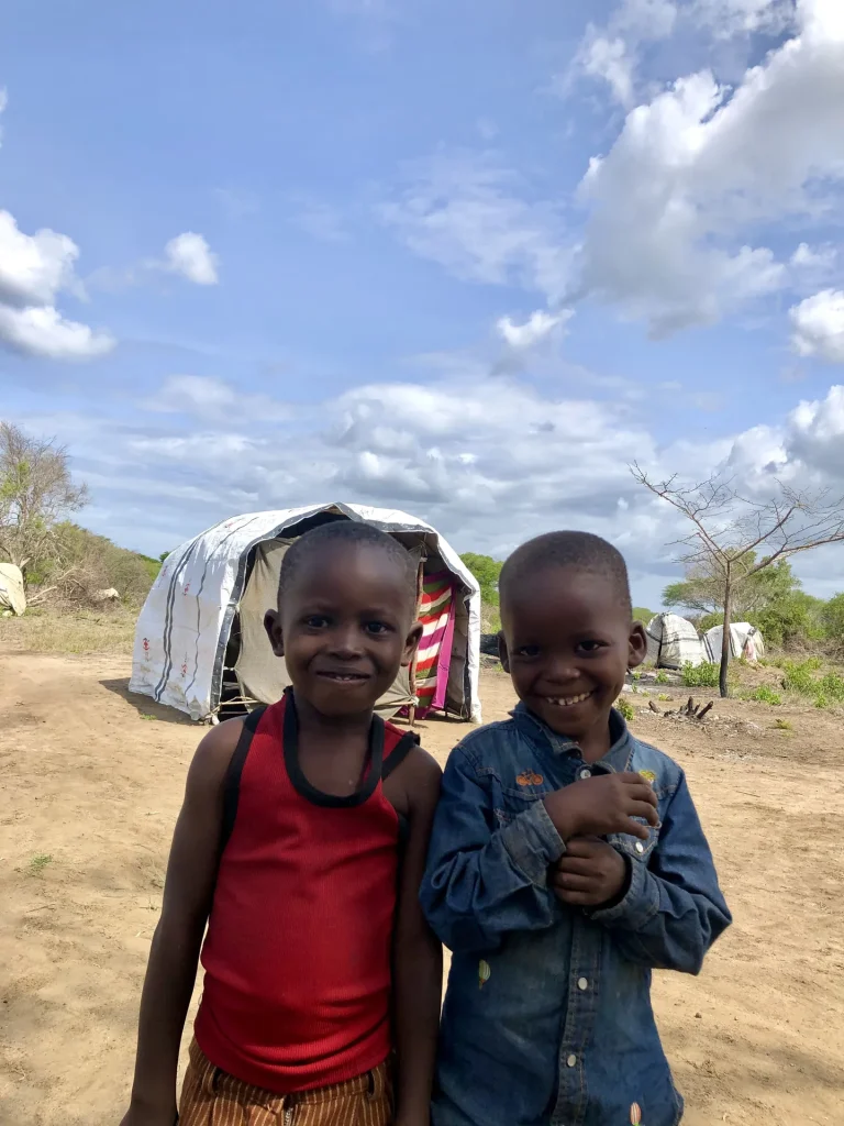 Children in the remote village of Mlima Abu, Tana River County, Kenya